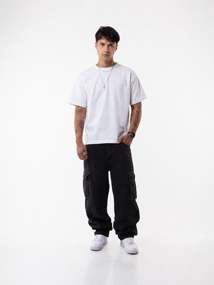 Jeans cargo black Portugal