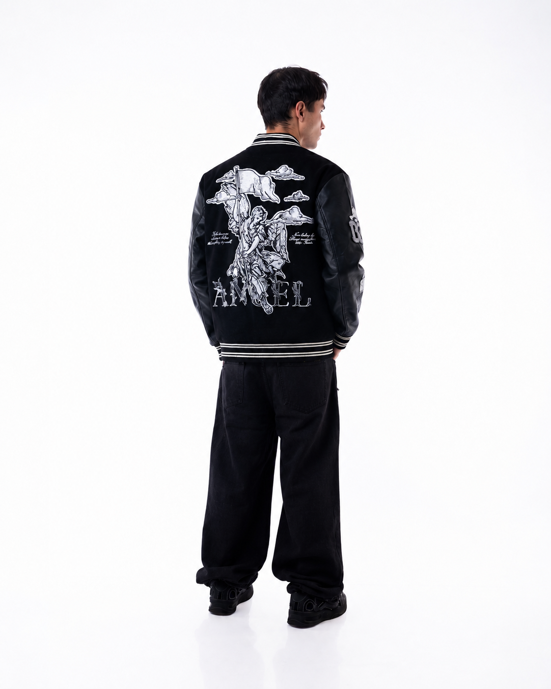 chaqueta angel  full black