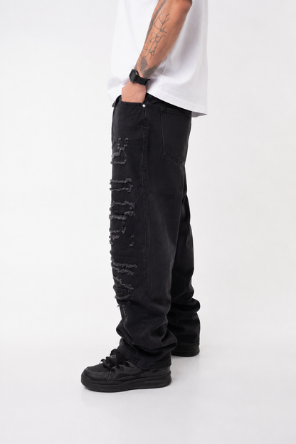 Jeans loose destroyed