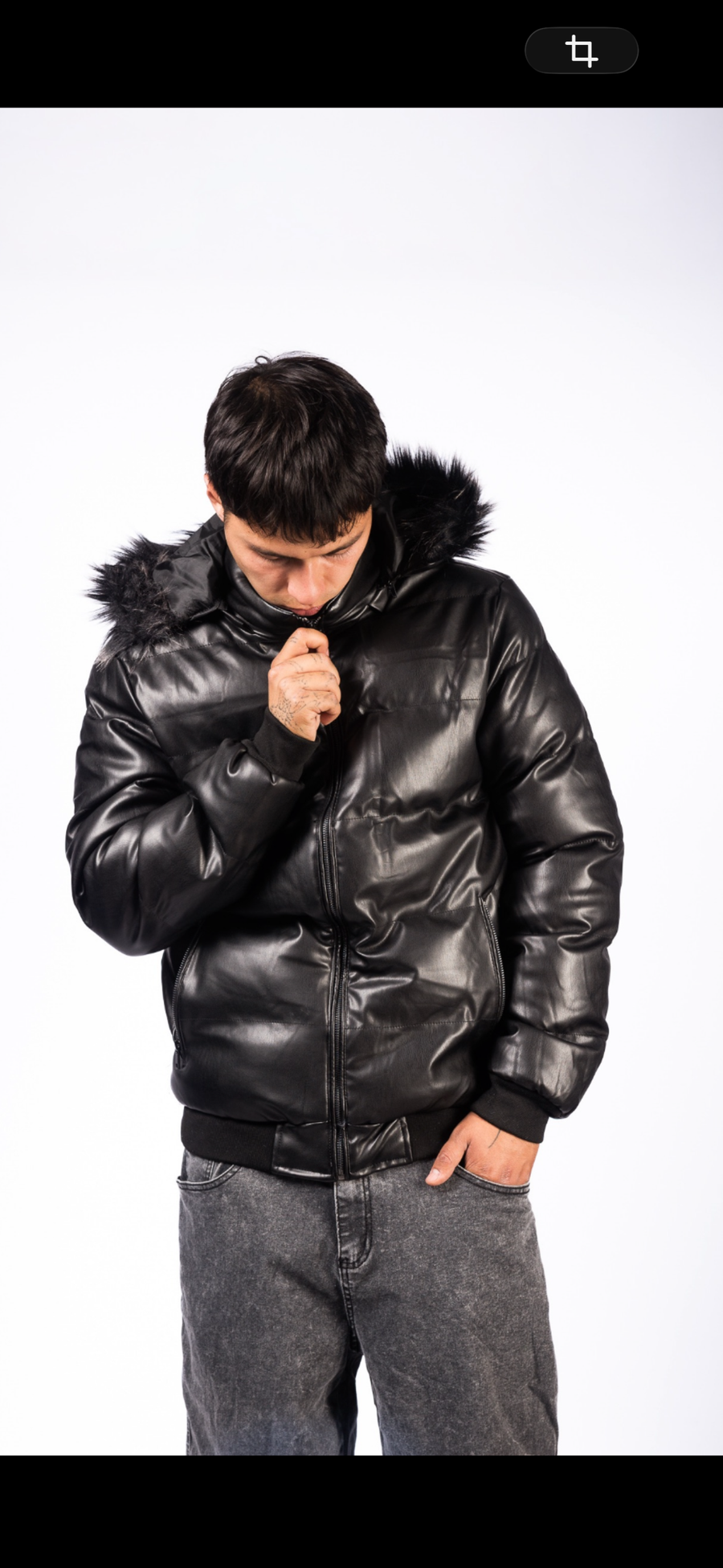 Eco cuero elite gorro desmontable