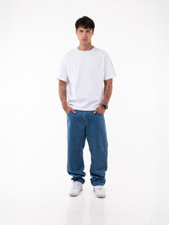 Jeans recto celeste
