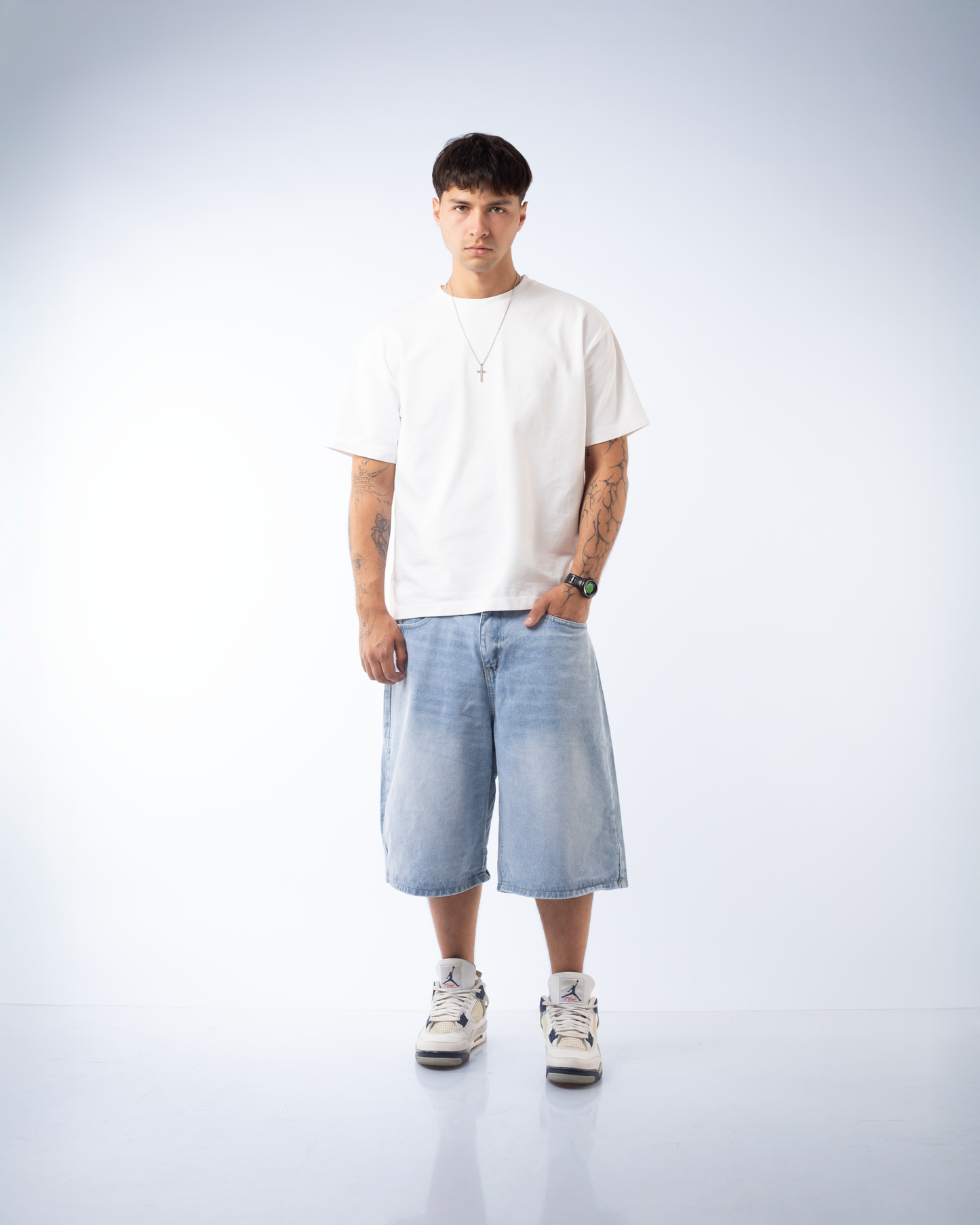 baggy short denim