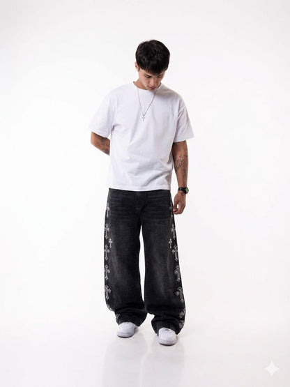 Baggy cruz negro