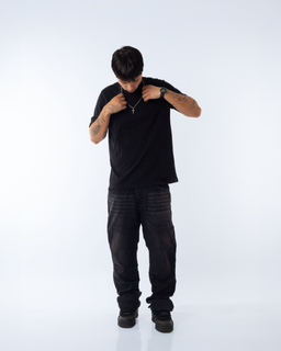 Jeans flare elásticado