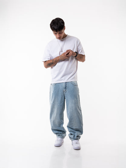 Jeans loose fit océano