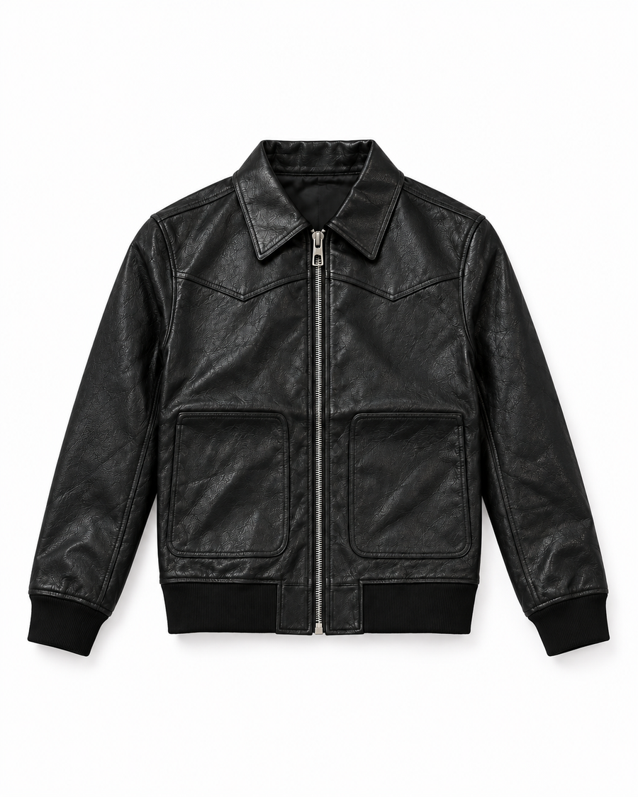 Chaqueta eco cuero Kioto