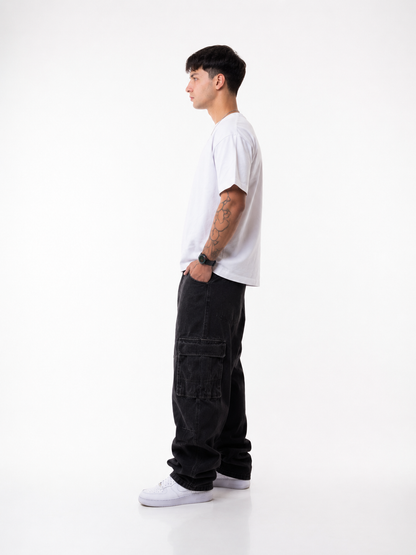 Jeans cargo black Portugal