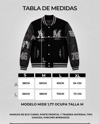 Chaqueta angel  full black