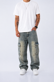 Jeans cargo loose 709