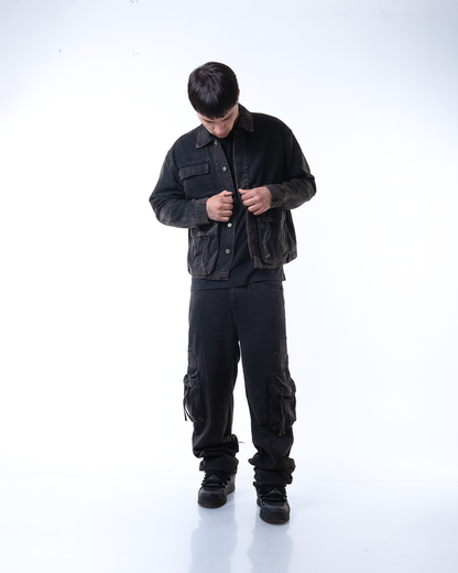 Chaqueta mezclilla Black