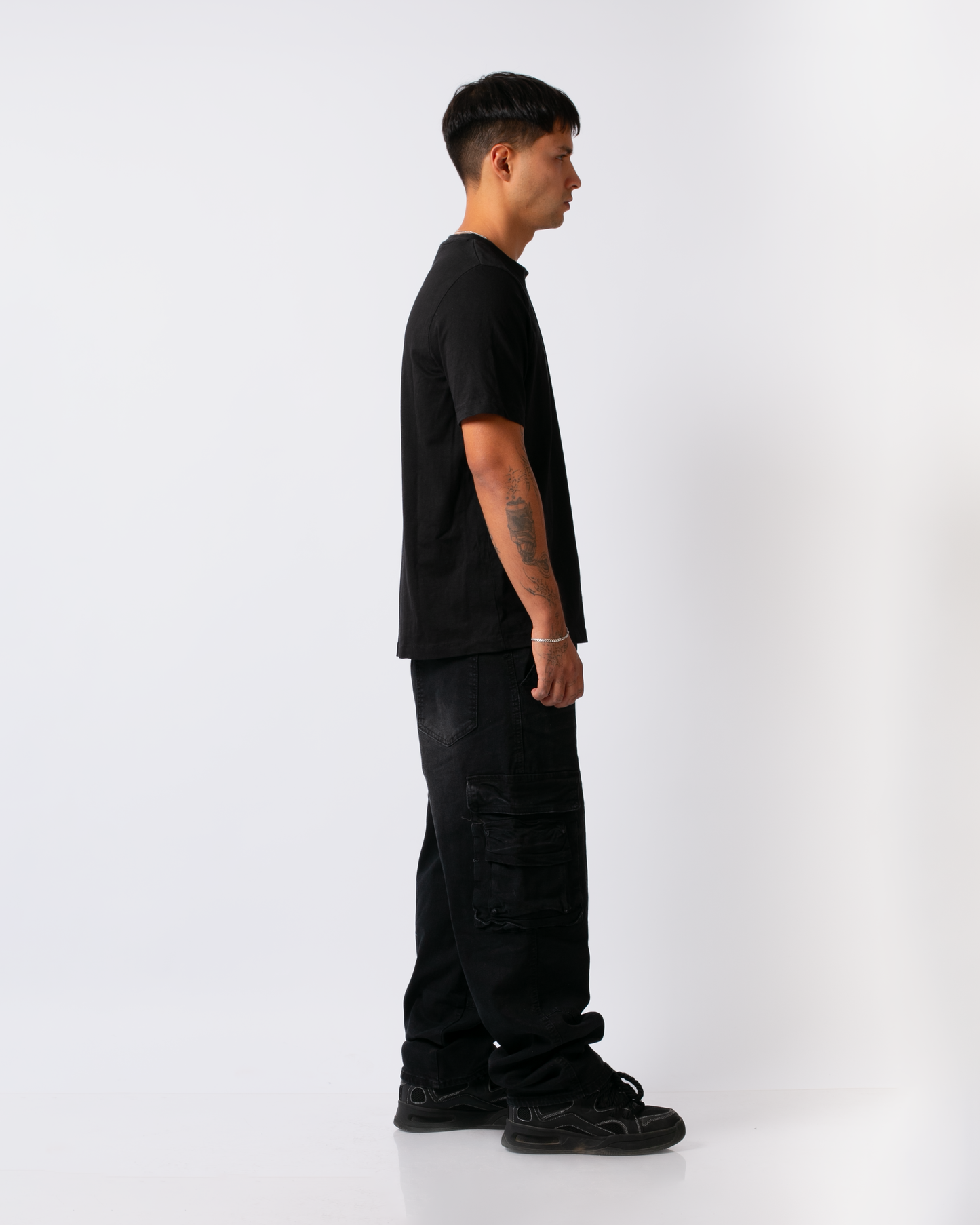 cargo loose fit elasticado 701