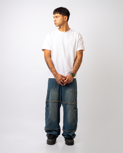 Jeans Cargo Baggy Plate