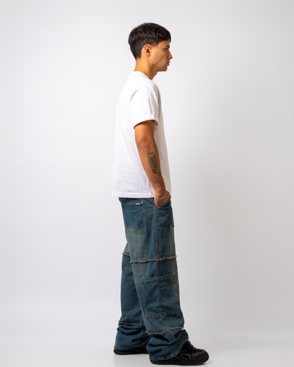 Jeans Cargo Baggy Plate